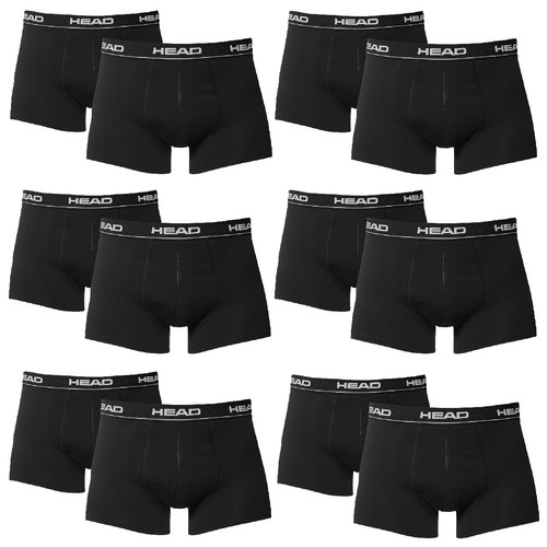 12 er Pack Head Boxershorts / Schwarz / Size S / Herren Unterhose