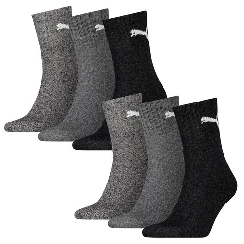 6 Paar Puma Socken Short Crew Sportsocken Tennis Socken Gr. 35 - 49 Unisex 