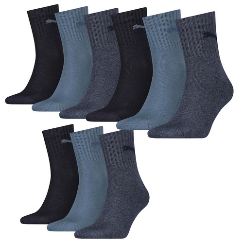 9 Paar Puma Socken Short Crew Sportsocken Tennis Socken Gr. 35 - 49 Unisex 