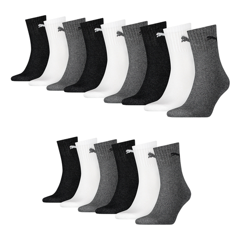 15 Paar Puma Socken Short Crew Sportsocken Tennis Socken Unisex  