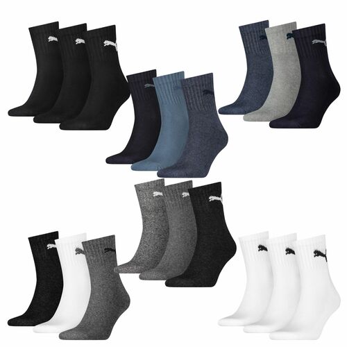 18 Paar Puma Socken Short Crew Sportsocken Tennis Socken Gr. 35 - 49 Unisex