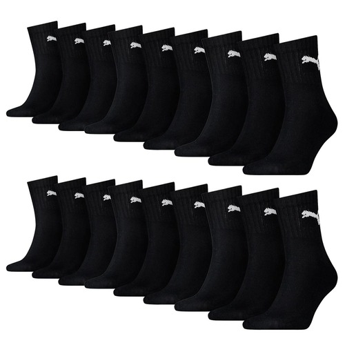 18 Paar Puma Socken Short Crew Sportsocken Tennis Socken Gr. 35 - 49 Unisex 