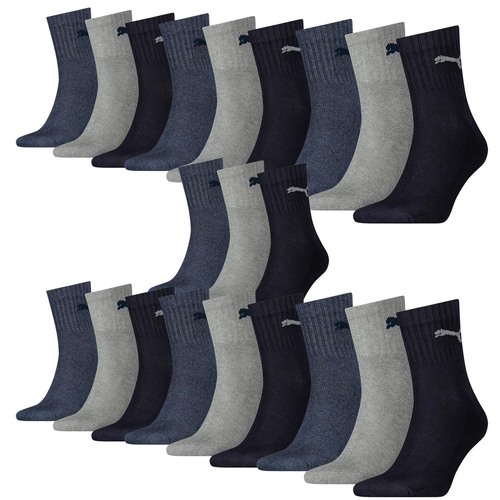 21 Paar Puma Socken Short Crew Sportsocken Tennis Socken Gr. 35 - 49 Unisex 