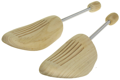 1 Paar Holz Spiralfeder Schuhspanner AUS HOCHWERTIGEM HOLZ Echtholz NEU Herren / Damen