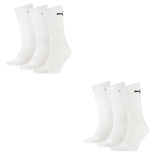 6 Paar Puma Sportsocken Tennis Socken Gr. 35 - 49 Unisex f�r sie und ihn 