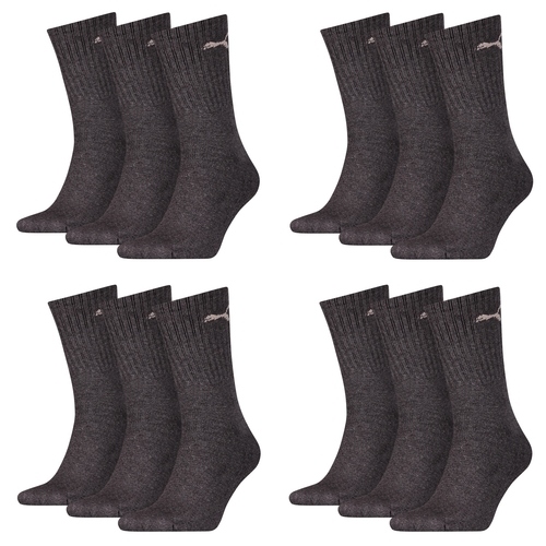 12 Paar Puma Sportsocken Tennis Socken Gr. 35 - 49 Unisex f�r sie und ihn 