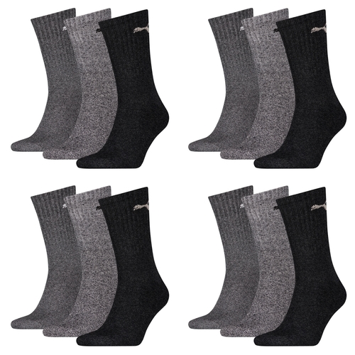 12 Paar Puma Sportsocken Tennis Socken Gr. 35 - 49 Unisex f�r sie und ihn 