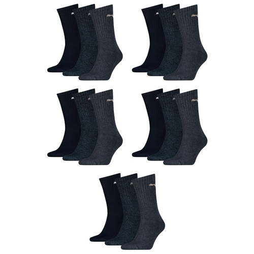 15 Paar Puma Sportsocken Tennis Socken Gr. 35 - 49 Unisex f�r sie und ihn 