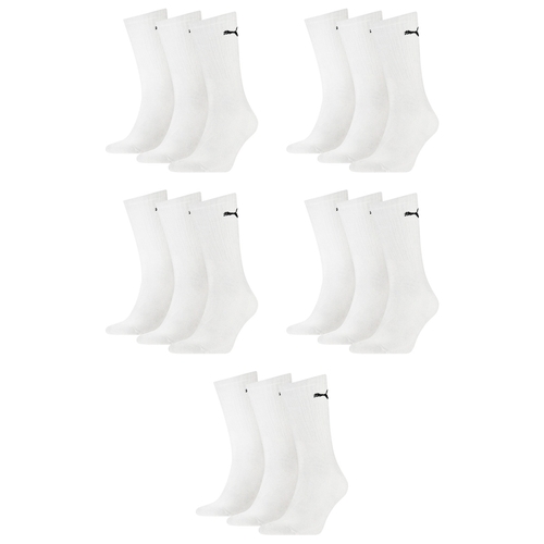 15 Paar Puma Sportsocken Tennis Socken Gr. 35 - 49 Unisex f�r sie und ihn 