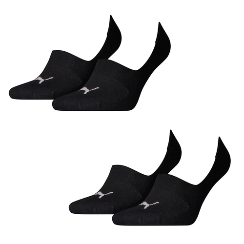 4 Paar Puma Socken Footie Sportsocken Invisible Gr. 35 - 46 Unisex 