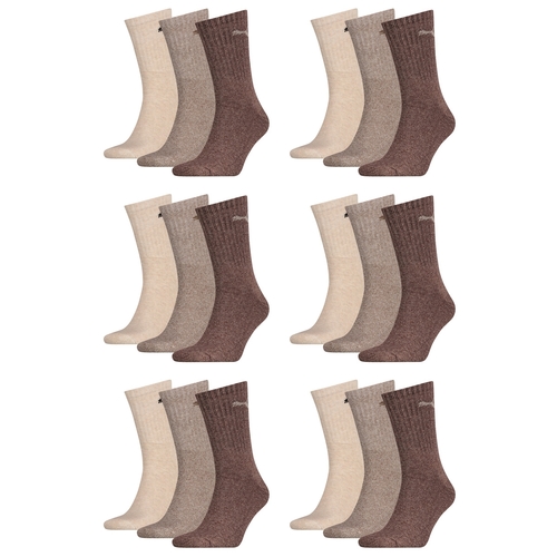 18 Paar Puma Sportsocken Tennis Socken Gr. 35 - 49 Unisex f�r sie und ihn 