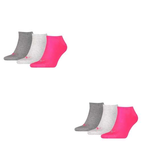 6 Paar Puma Sneaker Invisible Socken Gr. 35 - 49 Unisex f�r Damen Herren F��linge 