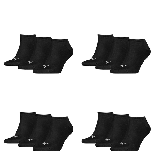 12 Paar Puma Sneaker Invisible Socken Gr. 35 - 49 Unisex f�r Damen Herren F��linge 