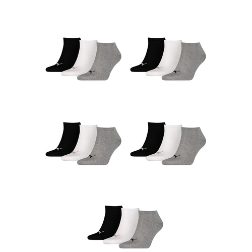 15 Paar Puma Sneaker Invisible Socken Gr. 35 - 49 Unisex f�r Damen Herren F��linge 