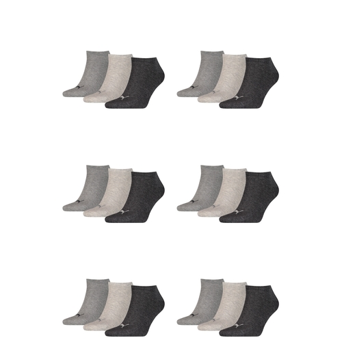 18 Paar Puma Sneaker Invisible Socken Gr. 35 - 49 Unisex f�r Damen Herren F��linge 