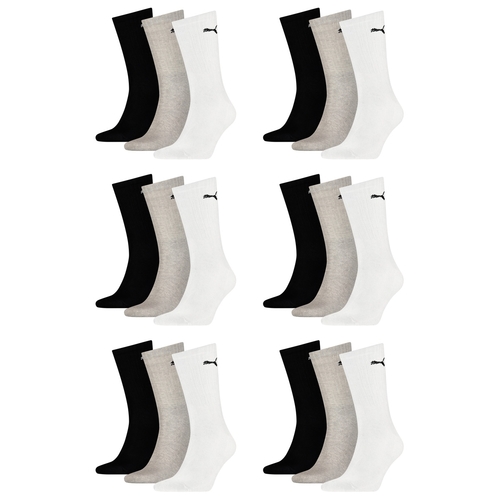 18 Paar Puma Sportsocken Tennis Socken Gr. 35 - 49 Unisex f�r sie und ihn 