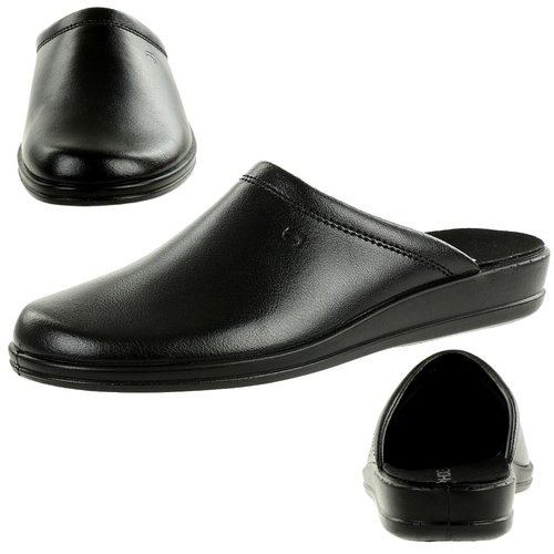 Rohde Lekeberg Herren Pantoffeln Hausschuhe Schuhe 1550 schwarz