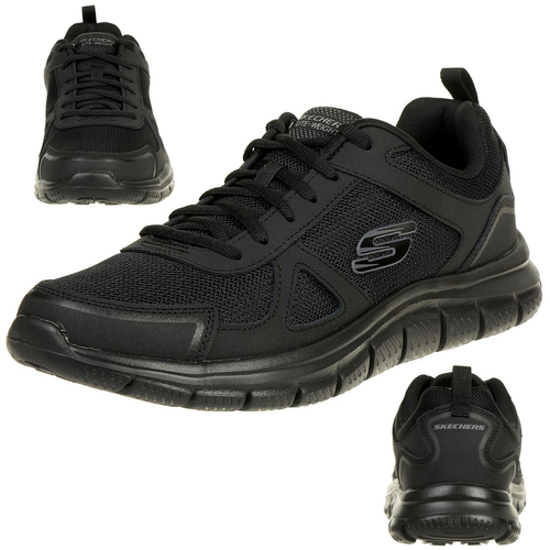 Skechers Sport Mens TRACK SCLORIC Sportschuhe/Laufschuhe Herren Schuhe Schwarz