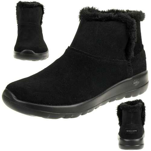 Skechers On the Go JOY BUNDLE UP Stiefel Damen Winterschuhe gef�ttert schwarz