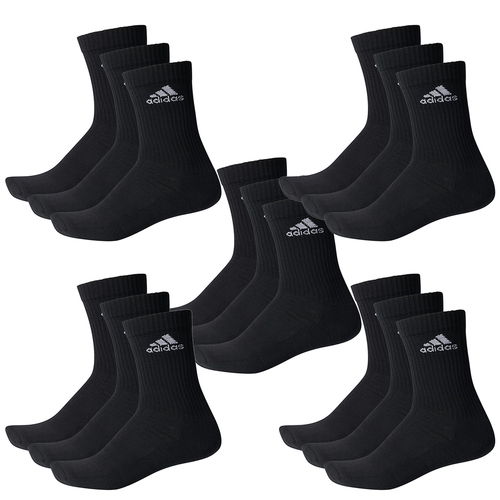 adidas CUSHIONED CREW Tennissocken Sportsocken Damen Herren Unisex 15 Paar 