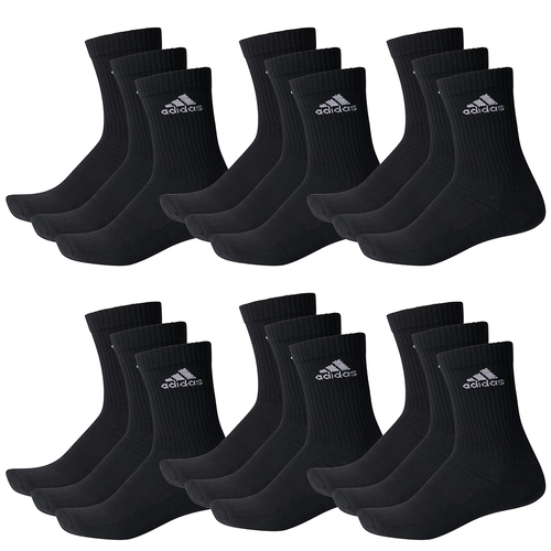 adidas CUSHIONED CREW Tennissocken Sportsocken Damen Herren Unisex 18 Paar 