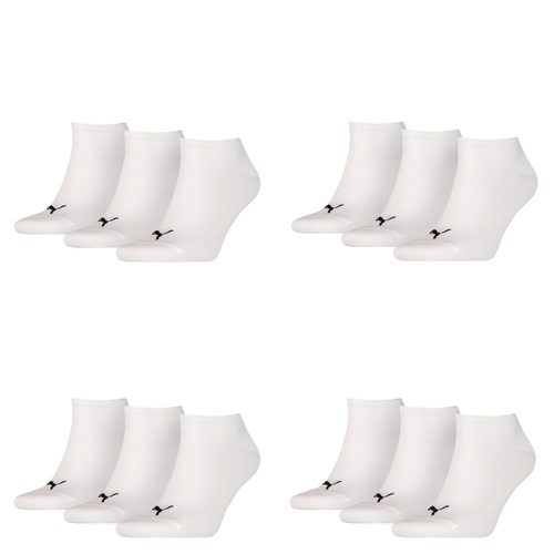 12 Paar Puma Sneaker Invisible Socken Gr. 35 - 49 Unisex f�r Damen Herren F��linge 