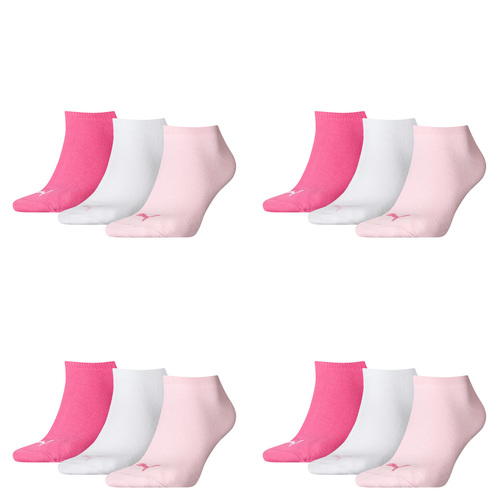 12 Paar Puma Sneaker Invisible Socken Gr. 35 - 49 Unisex f�r Damen Herren F��linge 