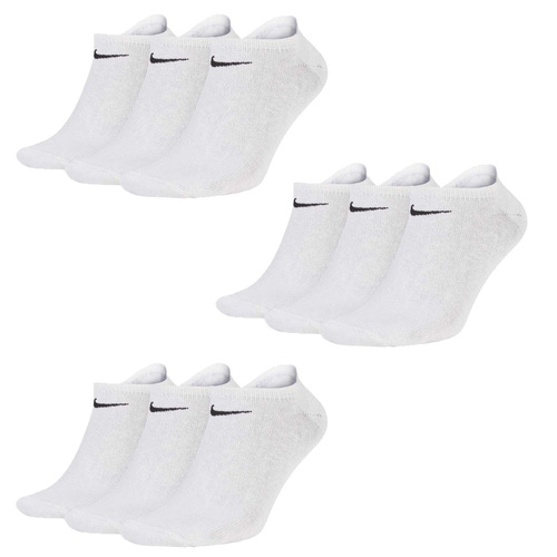 9 Paar Nike Sneaker Socken No Show F��linge schwarz / wei� / Mehrfarbig 