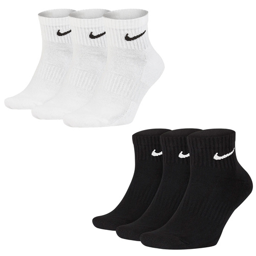 3 Paar Nike Everyday Lightweight Ankle Sneaker Quarter Socken SX7677