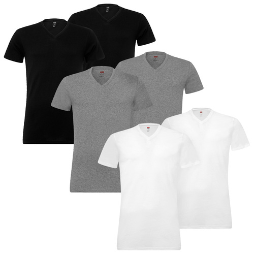 2 er Pack Levis V-Neck T-Shirt Men Herren Unterhemd V-Ausschnitt