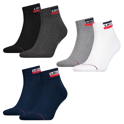 2 Paar Levis 144NDL Mid Cut SPRTWR L Unisex Socken Str�mpfe 902011001