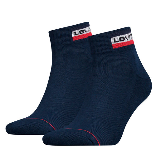 2 Paar Levis 144NDL Mid Cut SPRTWR L Unisex Socken Str�mpfe 902011001 
