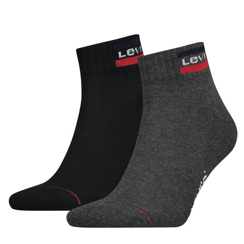 2 Paar Levis 144NDL Mid Cut SPRTWR L Unisex Socken Str�mpfe 902011001 