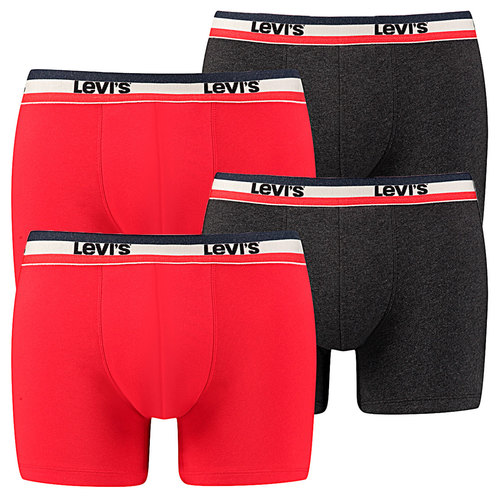 4er Pack Herren Levis SPRTSWR LOGO BOXER BRIEF Boxershorts Unterw�sche Pants  