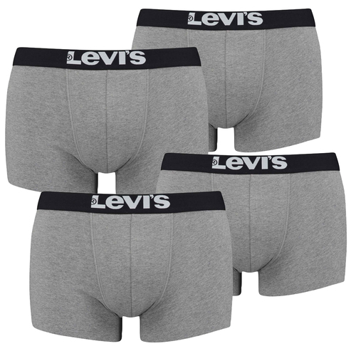 4er Pack Levis Men Solid Basic Trunk Boxershorts Unterhose Pant Unterw�sche 