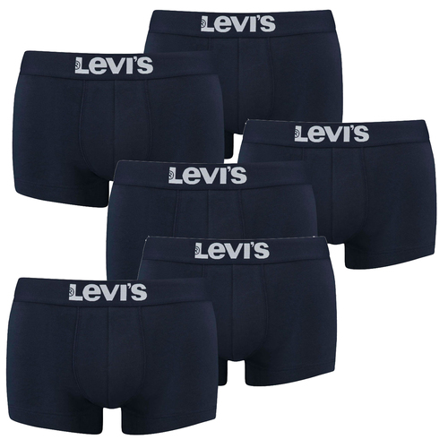 6er Pack Levis Men Solid Basic Trunk Boxershorts Unterhose Pant Unterw�sche 