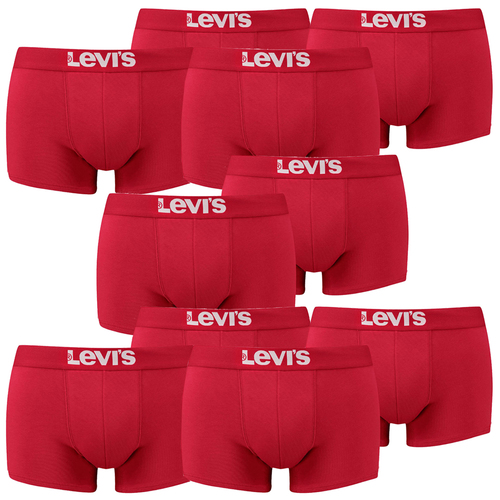 10er Pack Levis Men Solid Basic Trunk Boxershorts Unterhose Pant Unterw�sche 