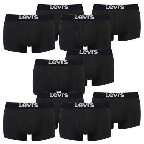 10er Pack Levis Men Solid Basic Trunk Boxershorts Unterhose Pant Unterw�sche 