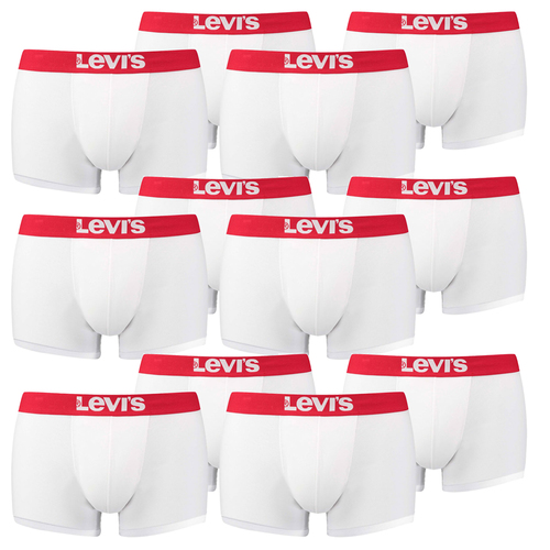 12er Pack Levis Men Solid Basic Trunk Boxershorts Unterhose Pant Unterw�sche 