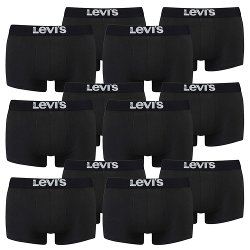 12er Pack Levis Men Solid Basic Trunk Boxershorts Unterhose Pant Unterwsche 