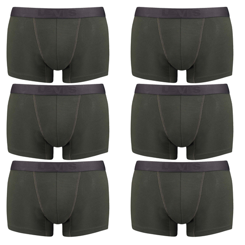 6er Pack Levis Herren Movement Tencel Trunk Boxer Shorts Unterhose Pant Unterw�sche 