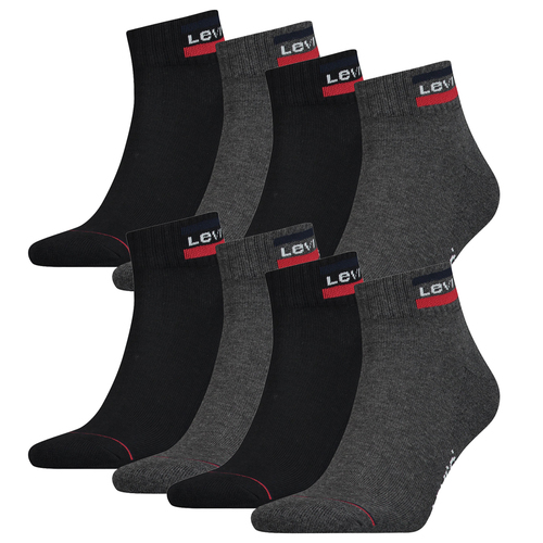 8 Paar Levis 144NDL Mid Cut SPRTWR L Unisex Socken Str�mpfe 902011001 