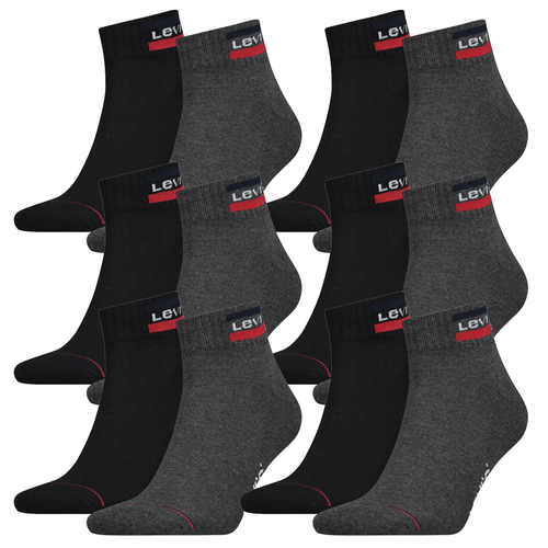 12 Paar Levis 144NDL Mid Cut SPRTWR L Unisex Socken Str�mpfe 902011001 