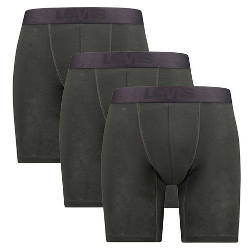 3er Pack Levis Herren Movement Tencel Long Boxer Shorts Unterhose Pant Unterw�sche 