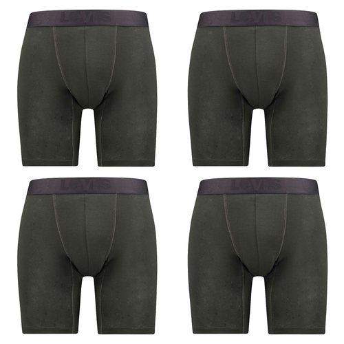 4er Pack Levis Herren Movement Tencel Long Boxer Shorts Unterhose Pant Unterw�sche 