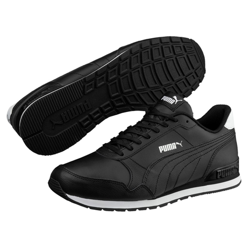 Puma ST Runner v2 Full L Unisex Sneaker Turnschuhe 365277 Schwarz /Wei� 