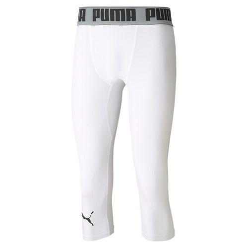 PUMA BBall Compression 3/4 Basketball Hose Herren Sport Hose 605079 Wei�