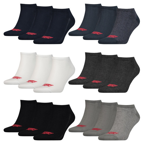 9 Paar Levis 168SF Low Cut Batwing Logo Unisex Socken Sneakersocken Str�mpfe 903050001