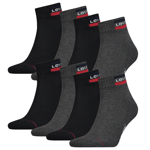 8 Paar Levis 144NDL Mid Cut SPRTWR L Unisex Socken Str�mpfe 902011001 