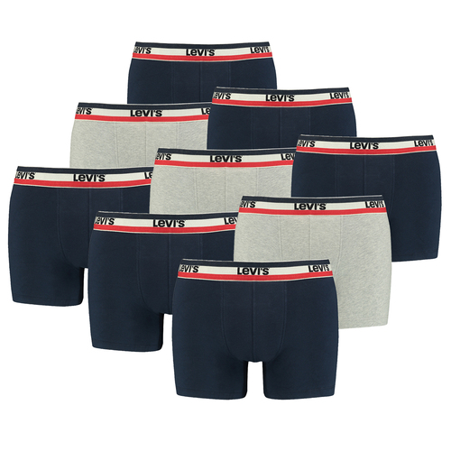 9er Pack Herren Levis SPRTSWR LOGO BOXER BRIEF Boxershorts Unterw�sche Pants  